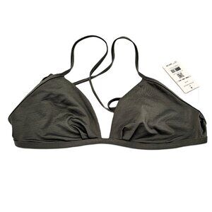 Patagonia Women's Solid Kupala Bikini Top Size Medium Light Bog NWT
